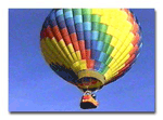 Balloon over The Tahoe Keys Marina.